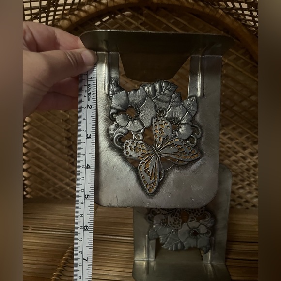 Vintage Metal Butterfly Bookends - Picture 8 of 8